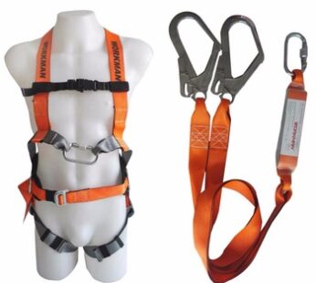 Double Hook Work Man Full Body Safety Harness