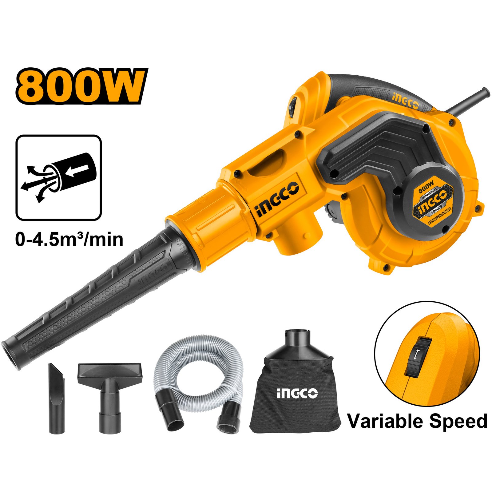 INGCO AB8008 Aspirator blower 800W